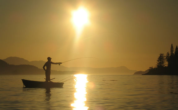 Fly fishing in Canada