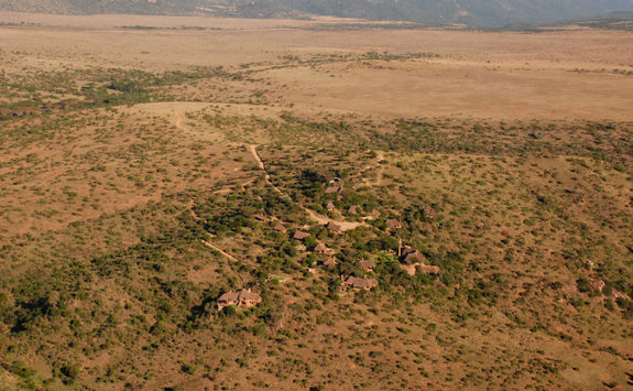 Borana Lodge birds eye view