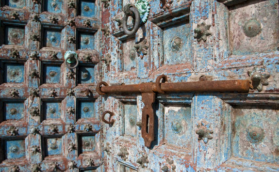 Lamu town door