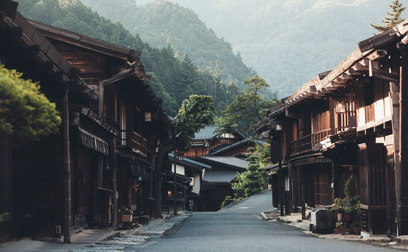 Kiso valley town
