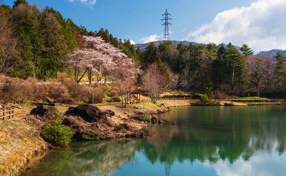 Kiso valley lake