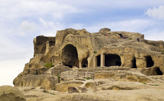 ancient cave rock town