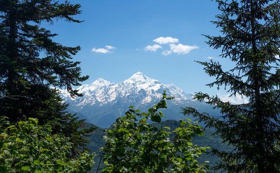 svaneti mountain view