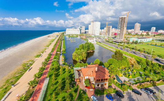 batumi aerial shot