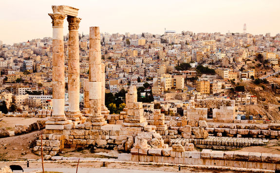 Amman citadel skyline