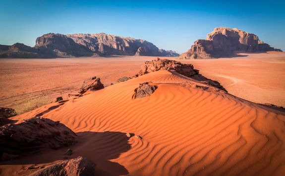 Wadi Rum red sand