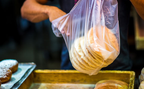 Buying pitta bread