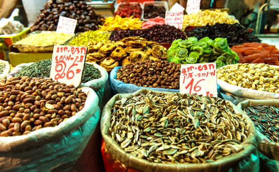 Market stall in Jerusalem