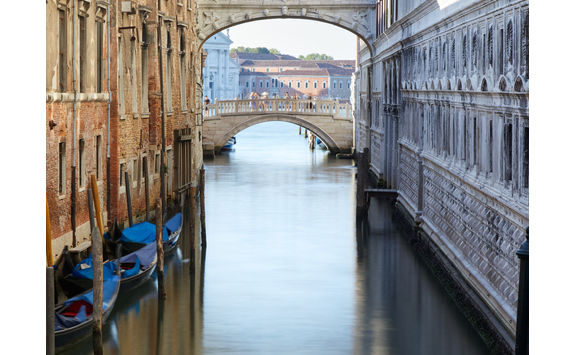 Canal and Bridge of Sighs, Venice
