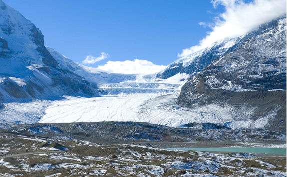 Athabasca glacier Columbia Icefields