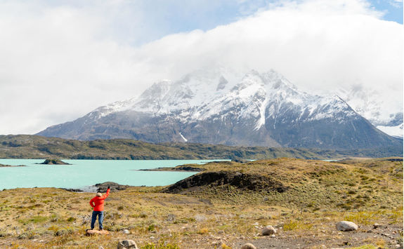 hiking trail torres del paine