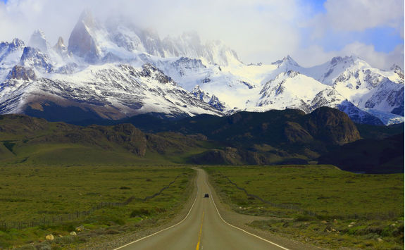 highway road to el chalten