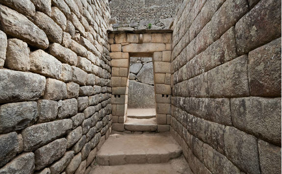 Inca doorway at Machu Picchu