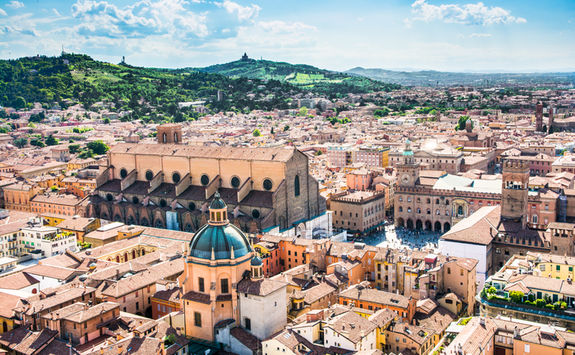 bologna city view