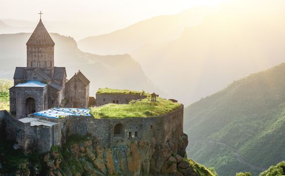 tatev monastery sunrise