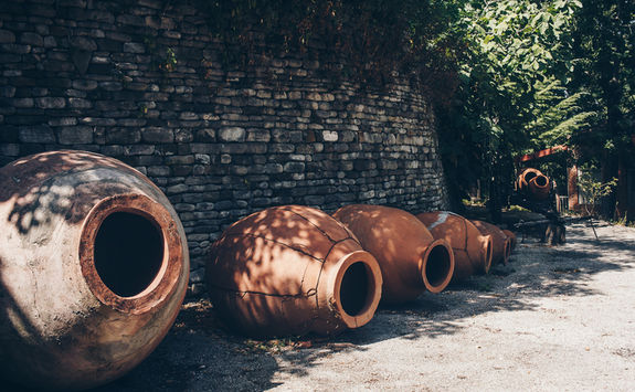 Traditional wine barrels, Georgia