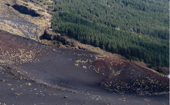 etna crater