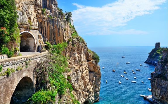 amalfi coast view