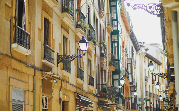 san sebastian old town