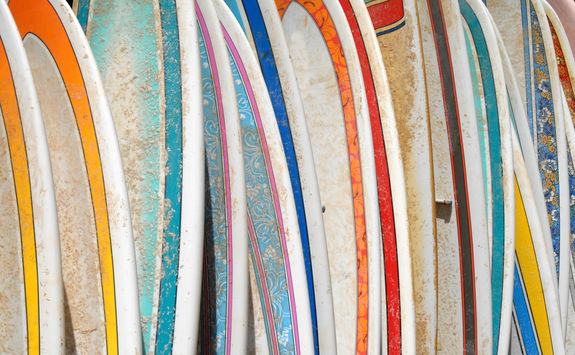 surfboards detail