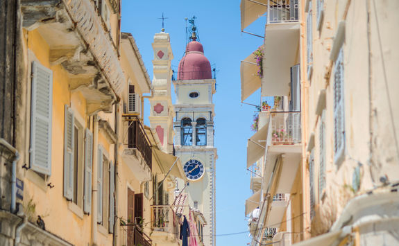 corfu old town architecture