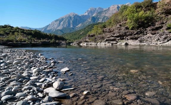 river gorge permat albania