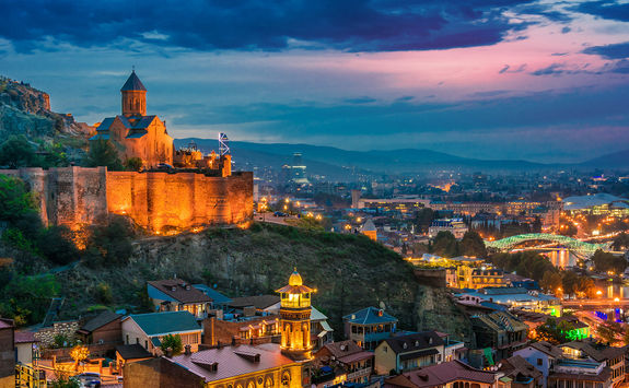 Tbilisi at night