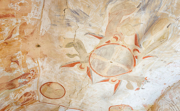 David Gareja cave ceiling