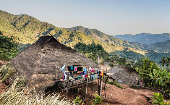 laos jungle village