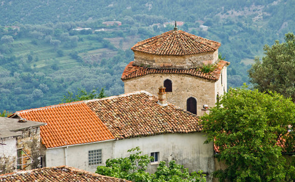 kruja buildings albania
