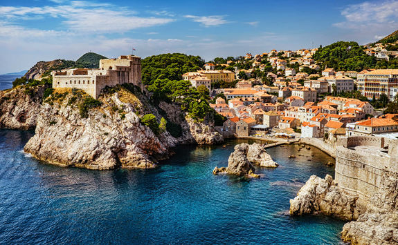 dubrovnic old town skyline