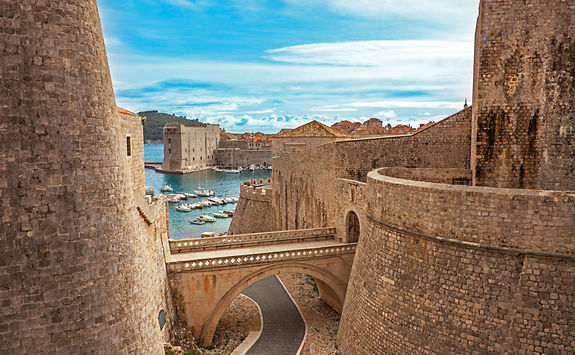 dubrovnik old town harbour