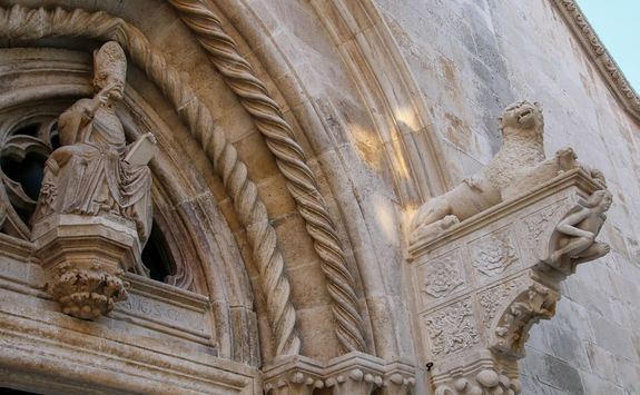 korkula cathedral detail