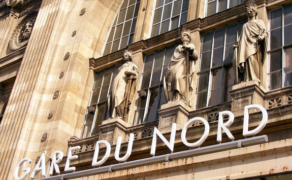 gare du nord station detail