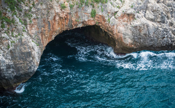 sea cave italy