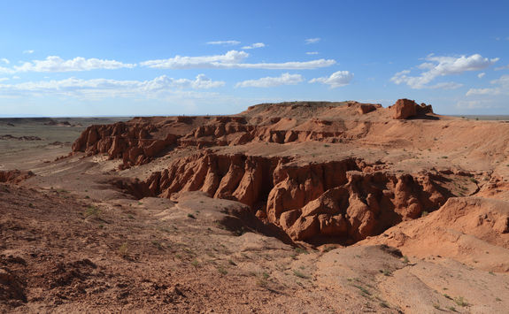 cliffs in the gobi