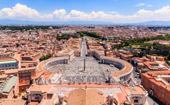 Vatican City aerial