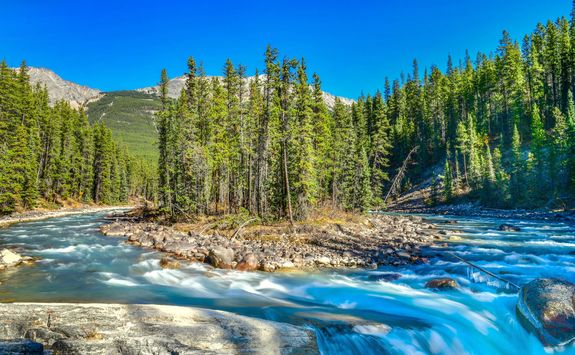 athabasca river falls