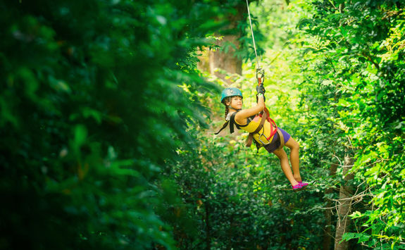 girl canopy tour