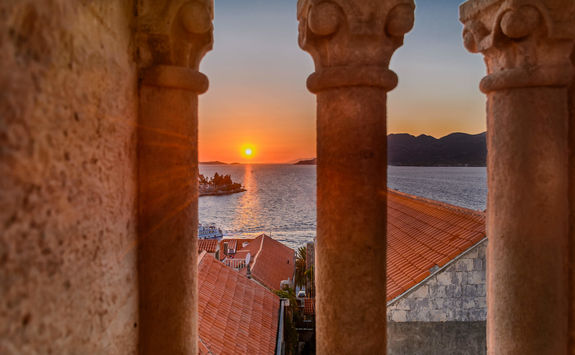 korcula sunset