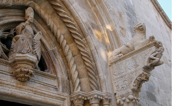 korkula cathedral detail