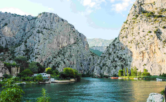 cetina river in croatia
