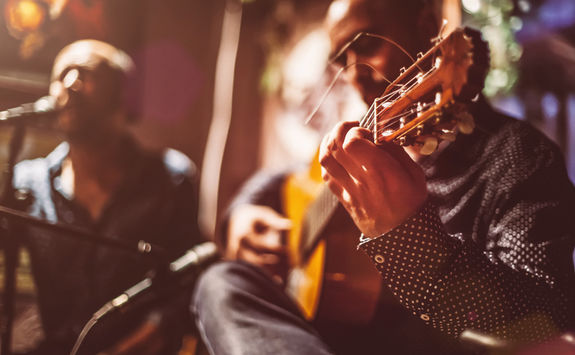 Flamenco musicians in Seville