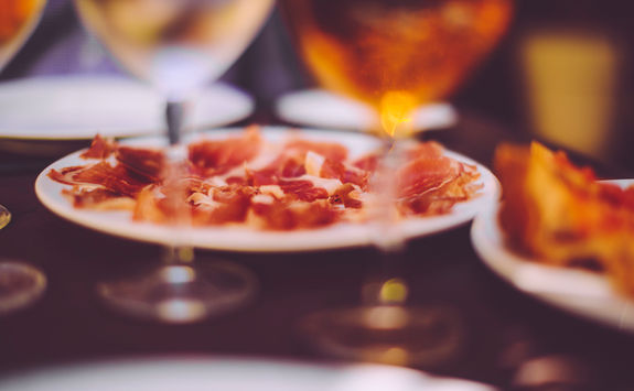 Jamon tapas