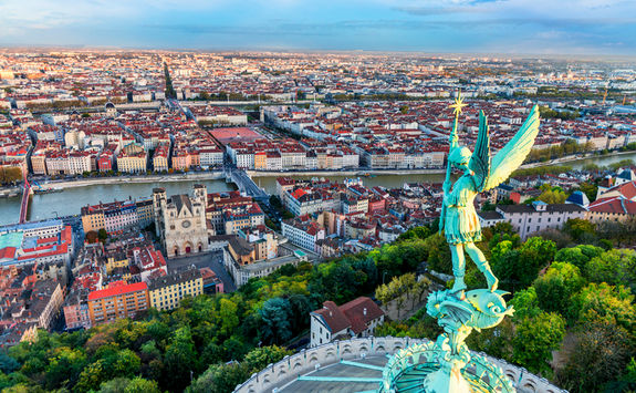 Lyon from Fourviere