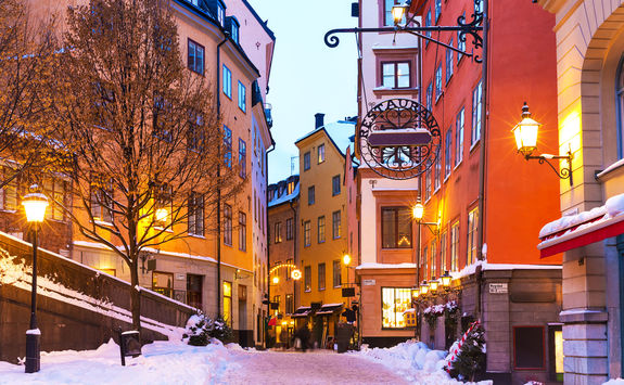 Gamla Stan in winter
