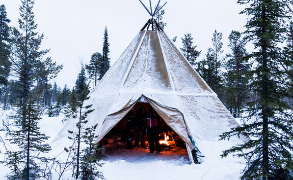 A laavu, Sami tent