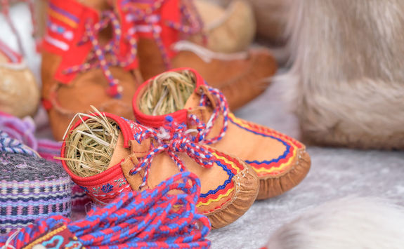 Sami traditional shoes