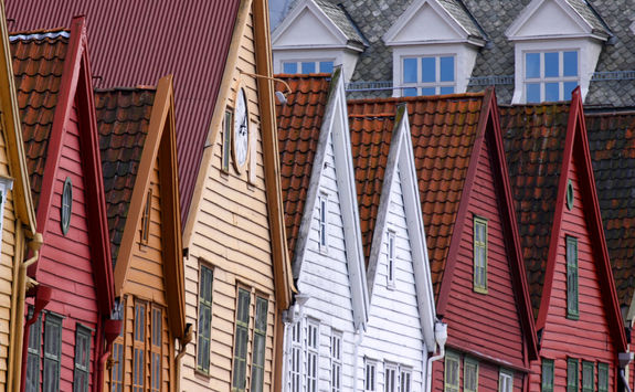Bergen houses detail