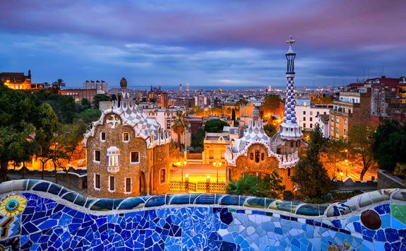 barcelona at night